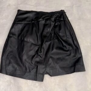 Express Faux Leather Mini Skirt Size XS